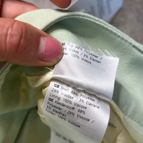 Samsøe & Samsøe NWT Samsoe Samsoe Fally Shorts Fog Green MSRP $143 - Picture 6 of 14